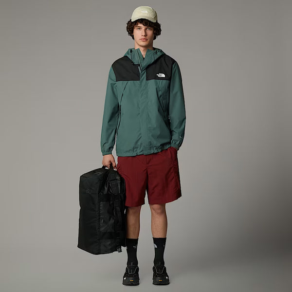 The North Face - Antora Duck Green TNF Black Jacket with hood - NF0A7QEY - DUCK/GREEN/TNF/BLACK