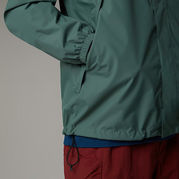 The North Face - Antora Duck Green TNF Black Jacket with hood - NF0A7QEY - DUCK/GREEN/TNF/BLACK