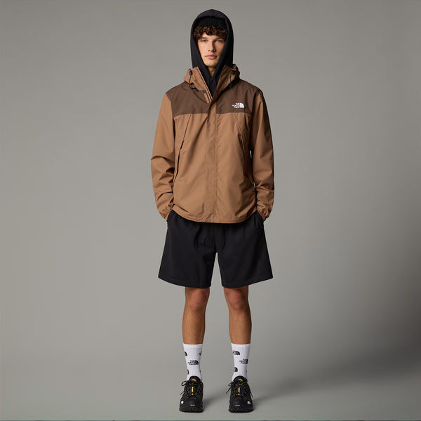 The North Face - Antora Latte Smokey Brown Jacket with hood - NF0A7QEY - LATTE-SMOKEY/BROWN