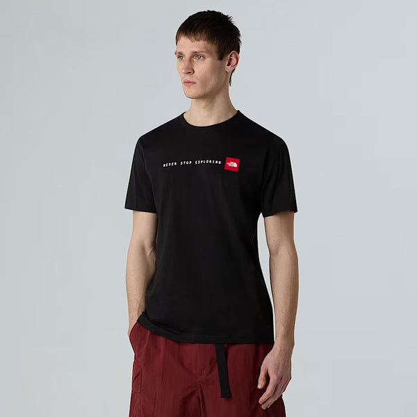 The North Face - Never Stop Exploring TNF Black T-Shirt - NF0A87NS - TNF/BLACK