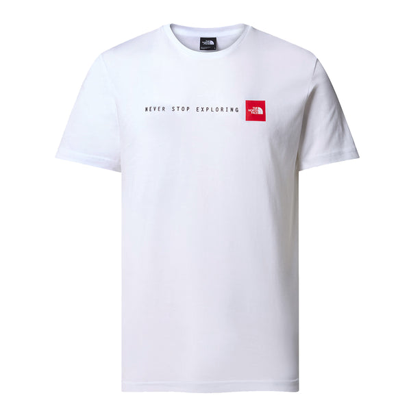 The North Face - Never Stop Exploring TNF White T-Shirt - NF0A87NS - TNF/WHITE