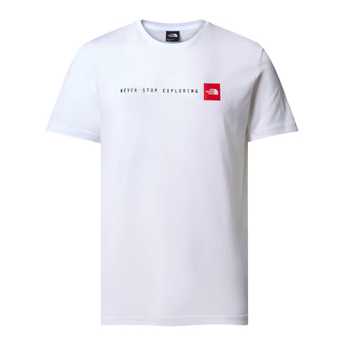 The North Face - Never Stop Exploring TNF White T-Shirt - NF0A87NS - TNF/WHITE