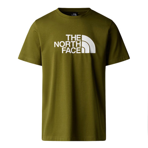 The North Face - Easy Forest Olive TNF White T-Shirt - NF0A8A6C - FOREST/OLIVE/TNF/WHITE