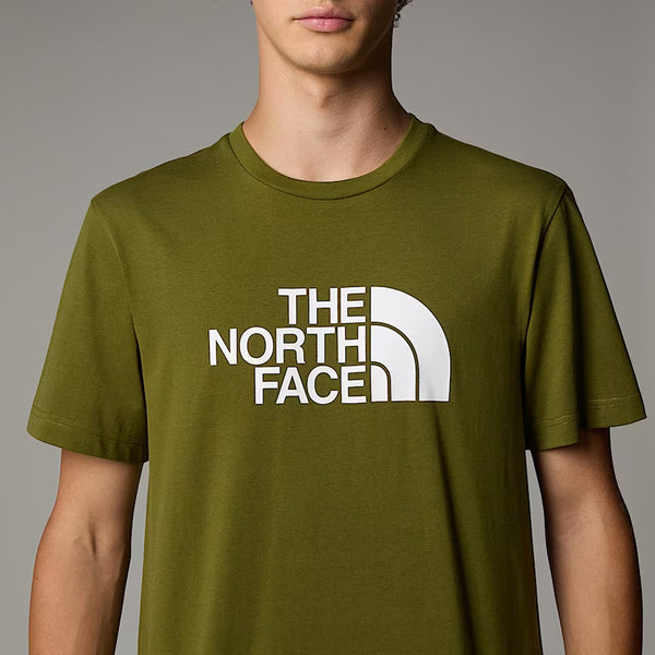 The North Face - Easy Forest Olive TNF White T-Shirt - NF0A8A6C - FOREST/OLIVE/TNF/WHITE