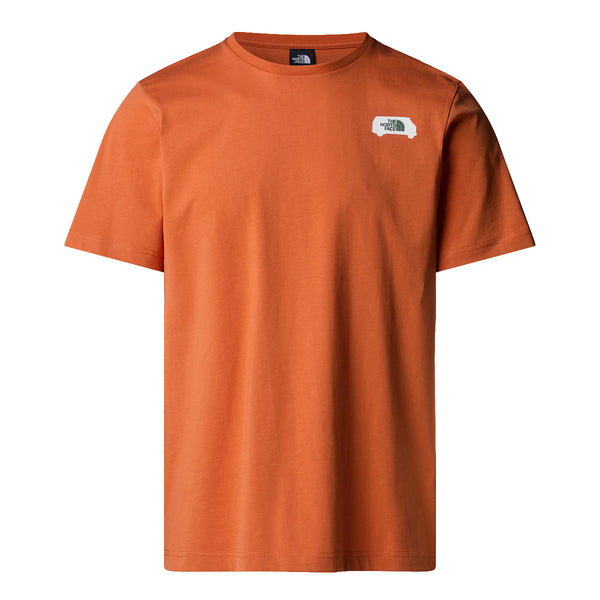 The North Face - Outdoor Graphic Iron Bronze T-Shirt - NF0A8C1Z - IRON/BRONZE