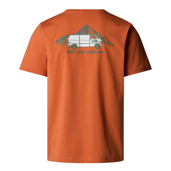 The North Face - Outdoor Graphic Iron Bronze T-Shirt - NF0A8C1Z - IRON/BRONZE