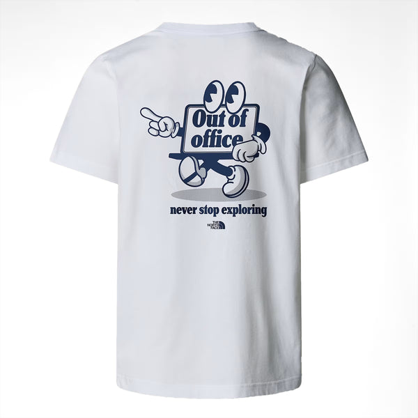 The North Face - Cartoon Logo TNF White T-Shirt - NF0A8C30 - TNF/WHITE