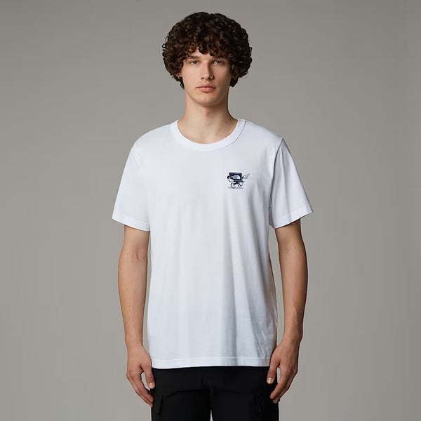 The North Face - Cartoon Logo TNF White T-Shirt - NF0A8C30 - TNF/WHITE