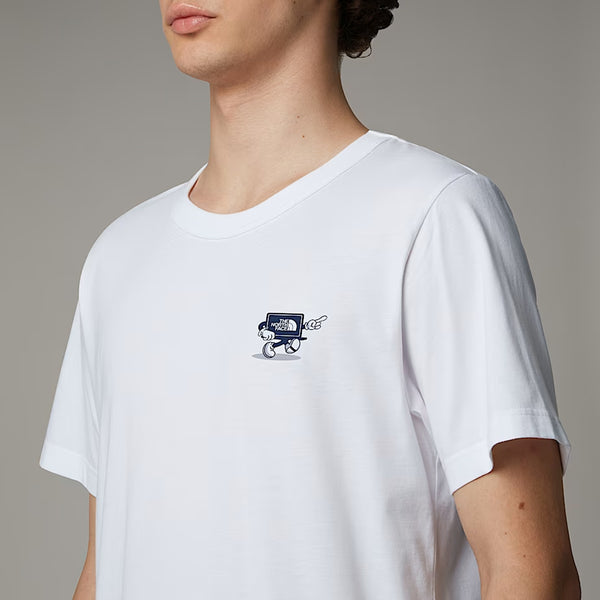 The North Face - Cartoon Logo TNF White T-Shirt - NF0A8C30 - TNF/WHITE