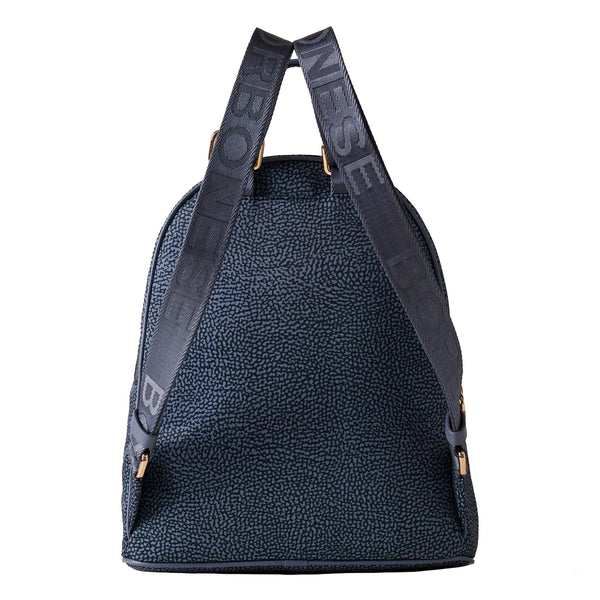 Borbonese - Zaino Medium Denim 934136I15 DENIM | Italystation.com Shop Now at italystation.com