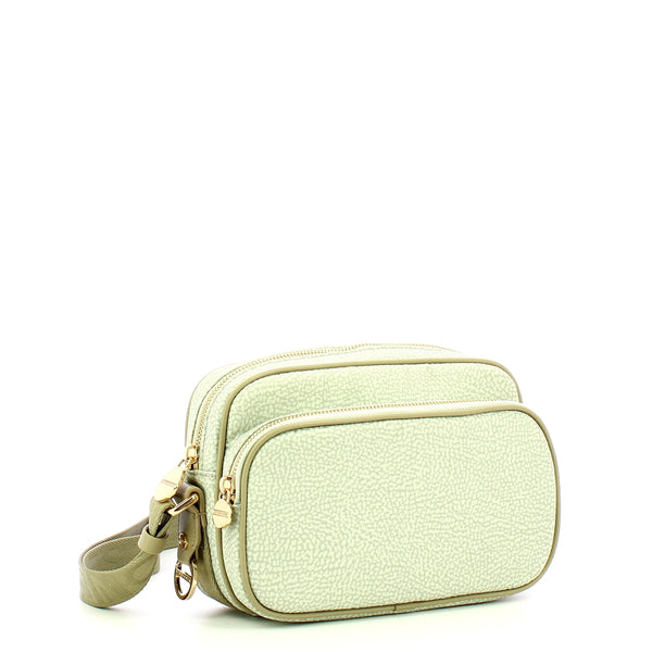 Borbonese - Small Kaki Camera Bag - 934134I15 - KAKI