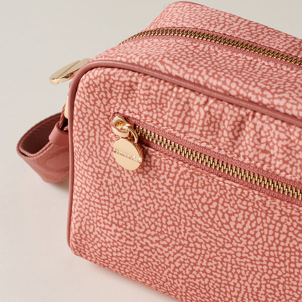 Borbonese - Small Lipstick Recycled Nylon Camer Bag - 934115I15 - LIPSTICK