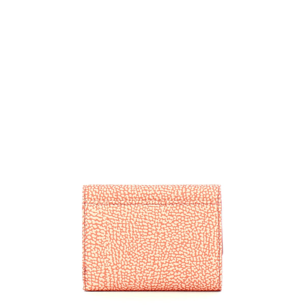 Borbonese - Lipstick Medium Wallet with RFID made of Recycled Nylon - 930161I15 - LIPSTICK