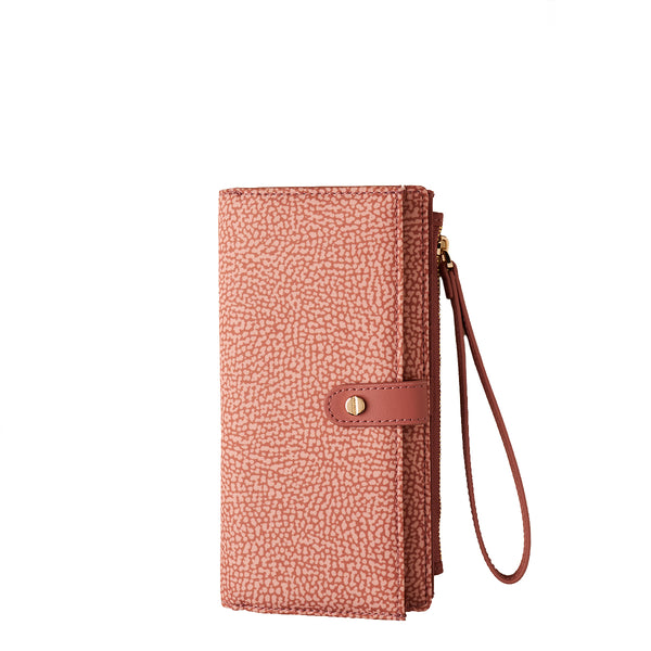 Borbonese - Large Lipstick Wallet - 930162I15 - LIPSTICK