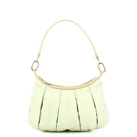 Borbonese - Kaki Small Hobo Bag - 933076AH1 - KAKI