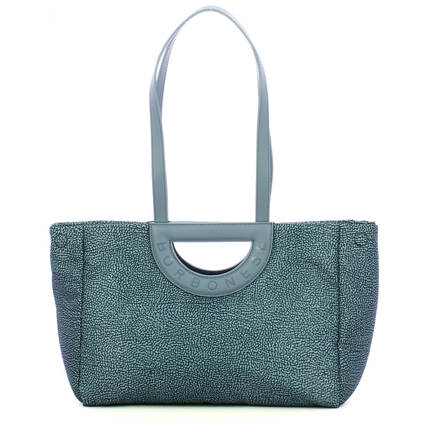 Borbonese - Bouche Medium Denim Shopper - 91010044I15 - DENIM