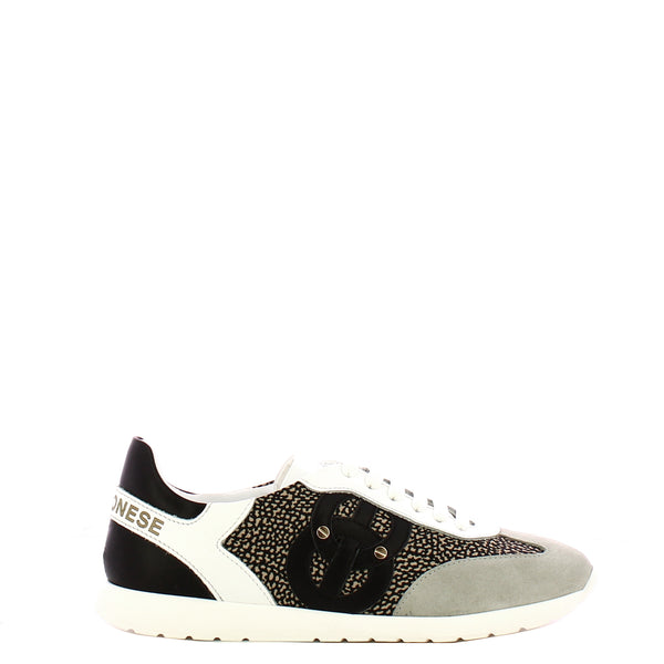 Borbonese - Nero OP Naturale Sneakers - 910400020061 - NERO/OP/NATURALE
