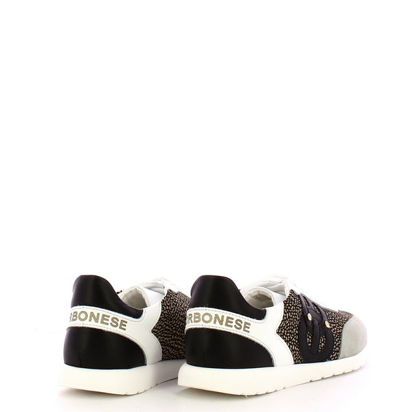 Borbonese - Nero OP Naturale Sneakers - 910400020061 - NERO/OP/NATURALE