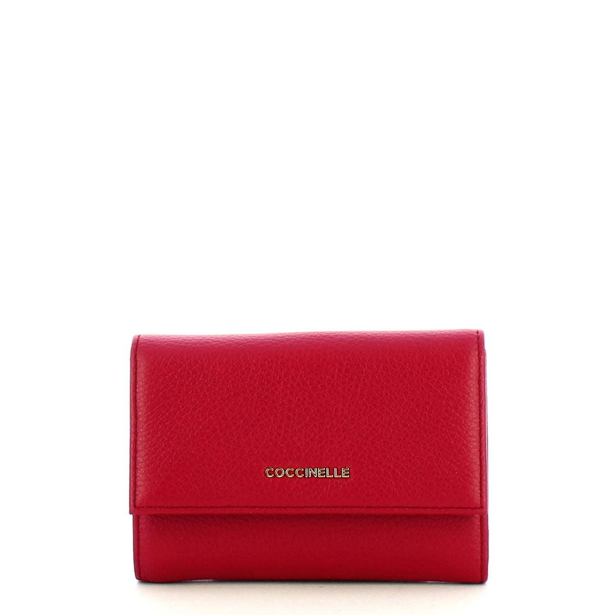 Coccinelle - Portafoglio Metallic Soft Sangria MW5116601 | Italystation.com Shop Now at italystation.com