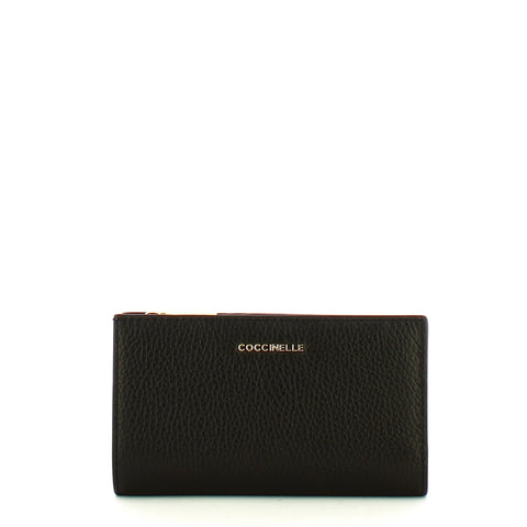 Coccinelle - Metallic Soft Noir Wallet - MW511F101 - NOIR