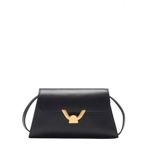 Coccinelle - Borsa a spalla Dew Small Noir QTF120301 NO | Italystation.com Shop Now at italystation.com