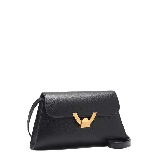 Coccinelle - Borsa a spalla Dew Small Noir QTF120301 NO | Italystation.com Shop Now at italystation.com