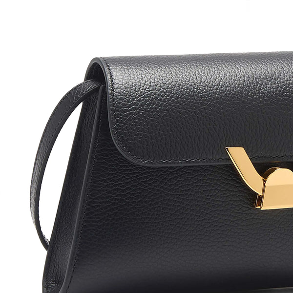 Coccinelle - Borsa a spalla Dew Small Noir QTF120301 NO | Italystation.com Shop Now at italystation.com
