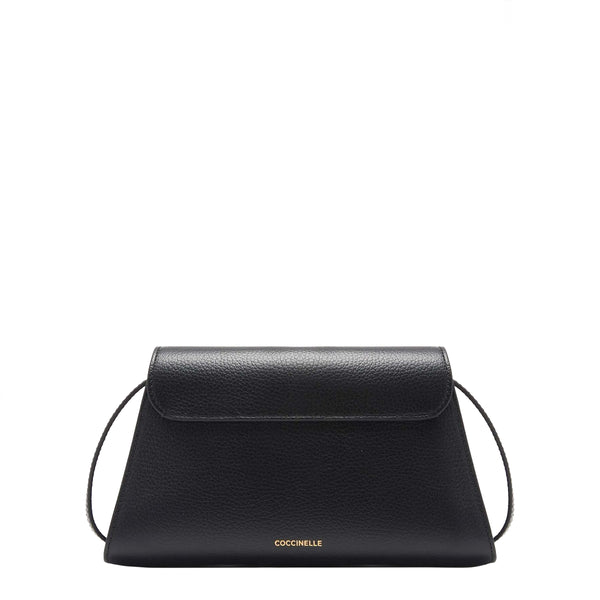 Coccinelle - Borsa a spalla Dew Small Noir QTF120301 NO | Italystation.com Shop Now at italystation.com