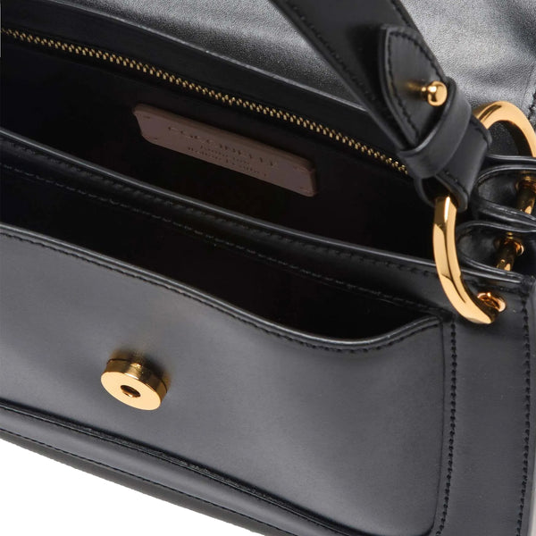 Coccinelle - Borsa a mano C-Me Calf Cocker Small Noir SSK | Italystation.com Shop Now at italystation.com