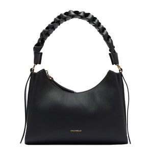 Coccinelle - Sottospalla Boheme Small Noir Cuir M50130301 | Italystation.com Shop Now at italystation.com