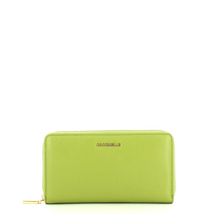 Coccinelle - Portafoglio Metallic Soft Large Zip Around Gua | Italystation.com Shop Now at italystation.com