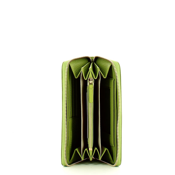 Coccinelle - Portafoglio Metallic Soft Large Zip Around Gua | Italystation.com Shop Now at italystation.com