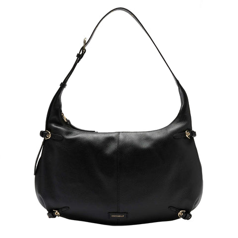 Coccinelle - Borsa a spalla Abigail Large Noir SO5130101 | Italystation.com Shop Now at italystation.com