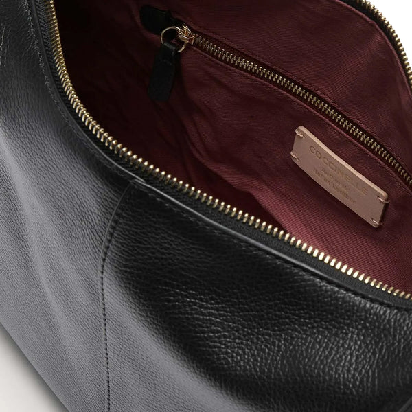 Coccinelle - Borsa a spalla Abigail Large Noir SO5130101 | Italystation.com Shop Now at italystation.com