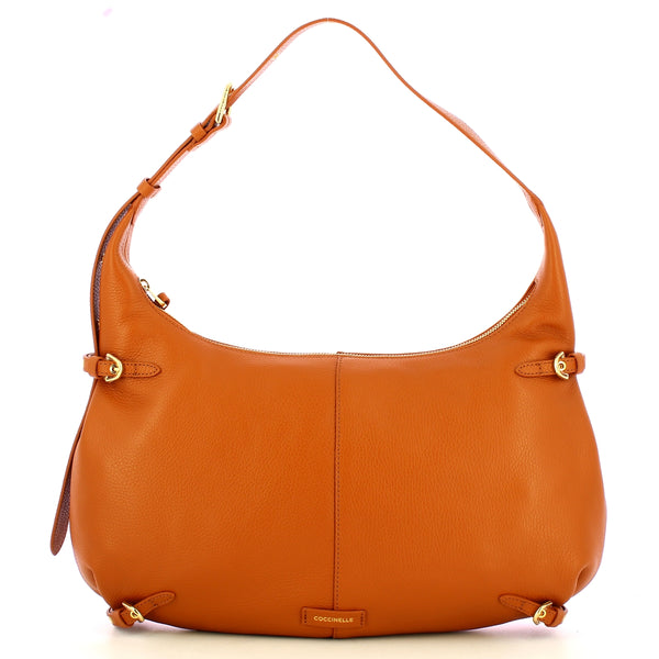 Coccinelle - Borsa a spalla Abigail Large Cuir SO5130101 | Italystation.com Shop Now at italystation.com