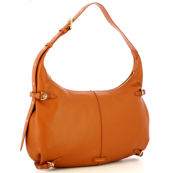 Coccinelle - Borsa a spalla Abigail Large Cuir SO5130101 | Italystation.com Shop Now at italystation.com