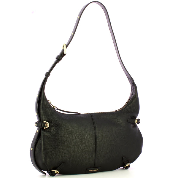 Coccinelle - Borsa a spalla Abigail Noir SO5130201 NOIR | Italystation.com Shop Now at italystation.com