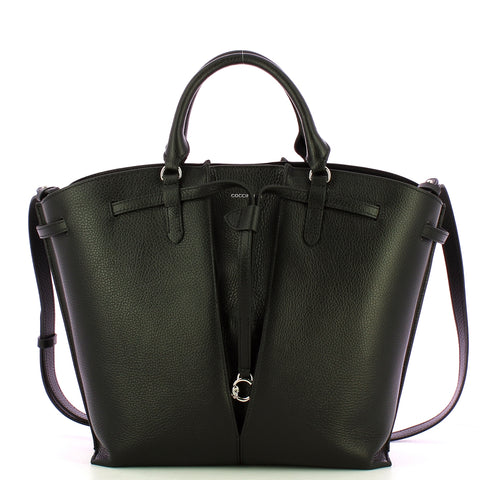Coccinelle - Borsa a mano Flores Large Noir SPF180101 N | Italystation.com Shop Now at italystation.com