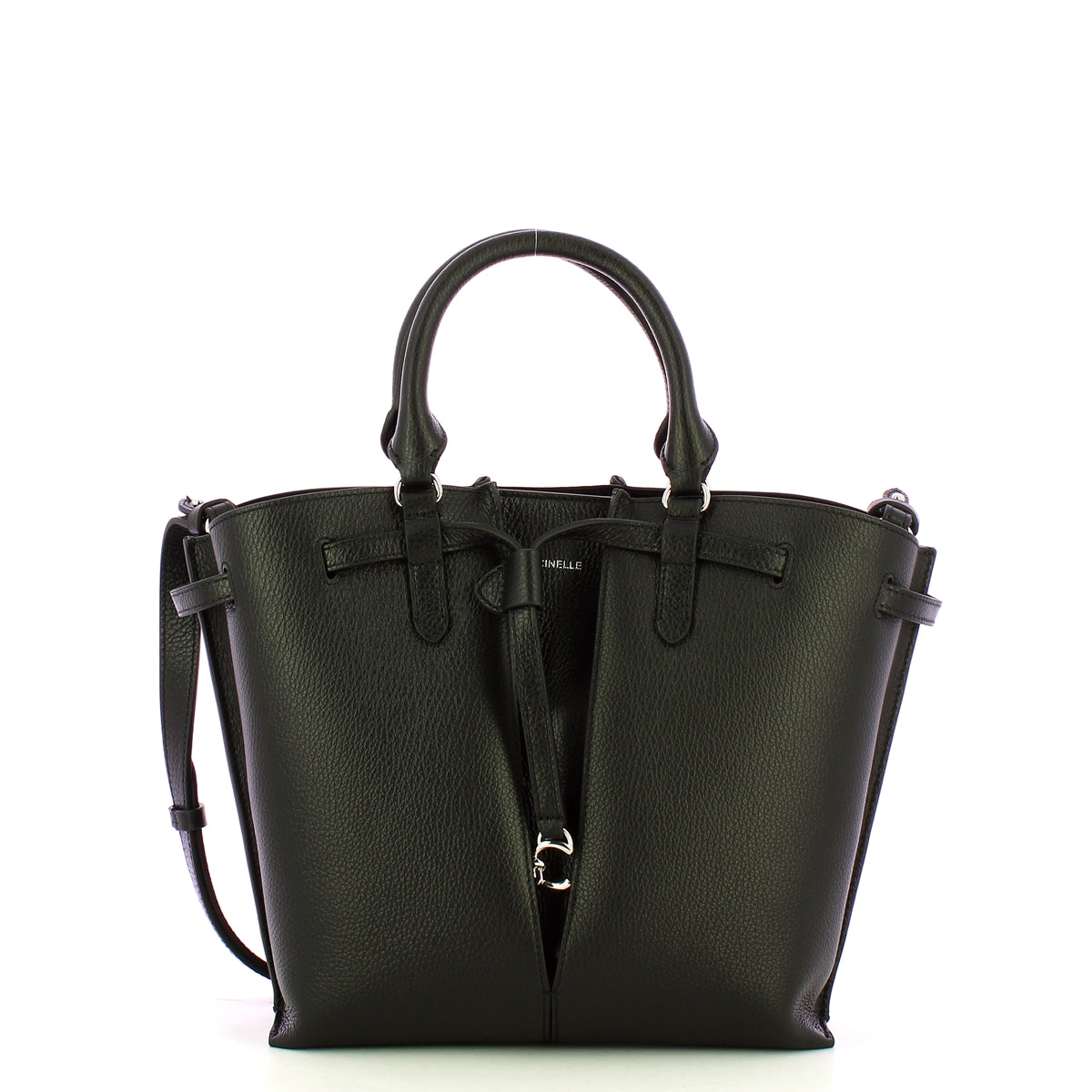 Coccinelle - Borsa a mano Flores Noir SPF180201 NOIR | Italystation.com Shop Now at italystation.com