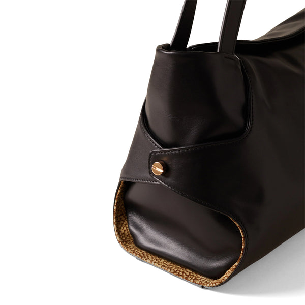 Borbonese - Coupè Nero Medium Shoulder Bag - 923755AM2 - NERO