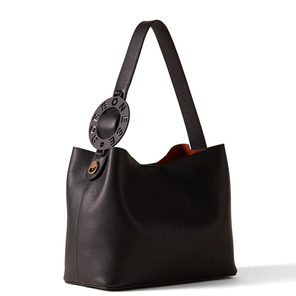 Borbonese - 011 Nero Bucket Bag - 924246AU2 - NERO