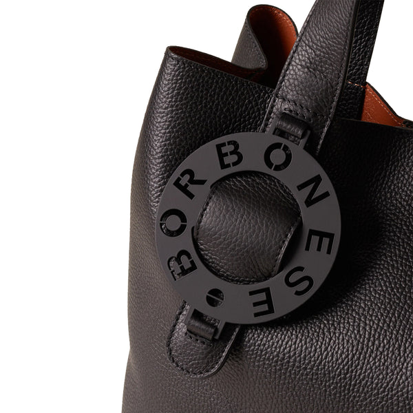 Borbonese - 011 Nero Bucket Bag - 924246AU2 - NERO