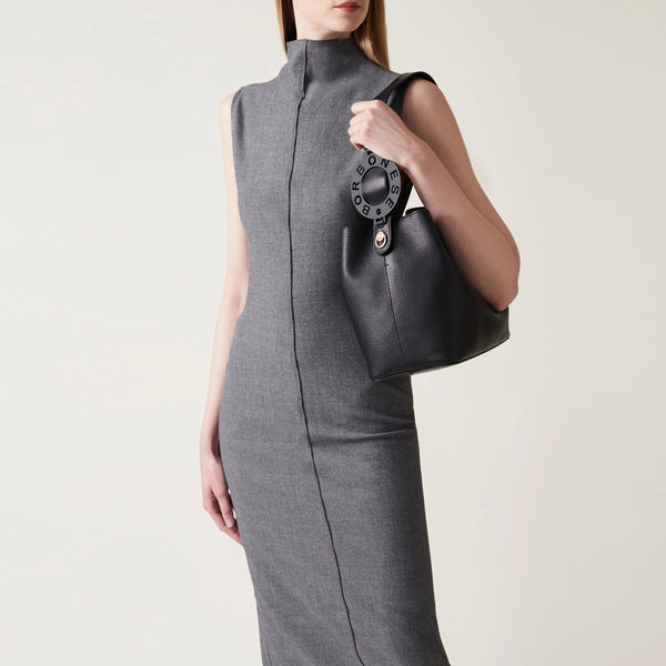 Borbonese - 011 Nero Bucket Bag - 924246AU2 - NERO