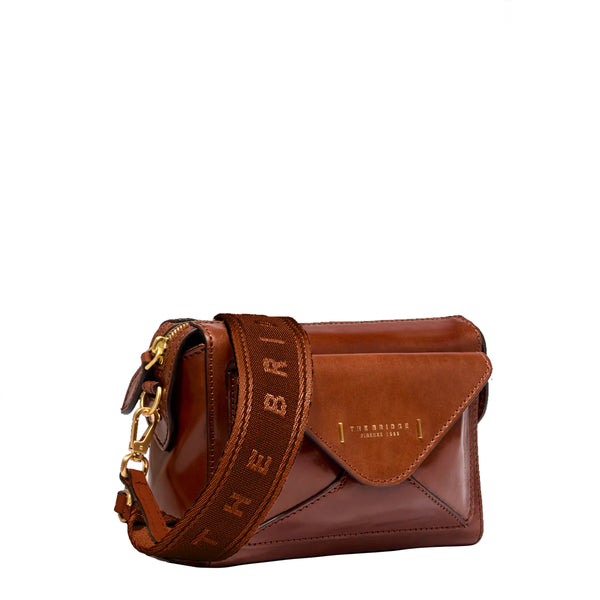 The Bridge - Tracolla Frida Marrone 04290401 MARRONE/14 | Italystation.com Shop Now at italystation.com