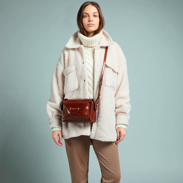 The Bridge - Tracolla Frida Marrone 04290401 MARRONE/14 | Italystation.com Shop Now at italystation.com