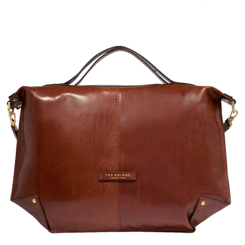 The Bridge - Borsa a mano Unica Bag Marrone 04291501 MA | Italystation.com Shop Now at italystation.com