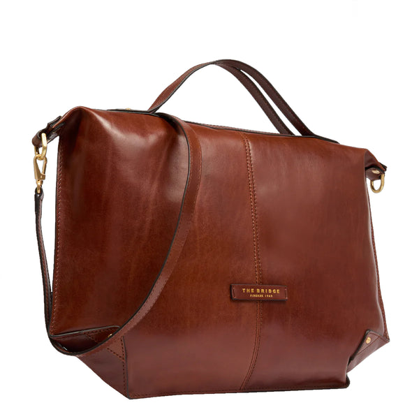 The Bridge - Borsa a mano Unica Bag Marrone 04291501 MA | Italystation.com Shop Now at italystation.com