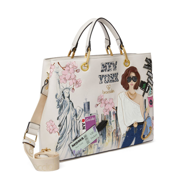 Braccialini - Borsa a mano Cartoline New York - B18161 YY - UNICO
