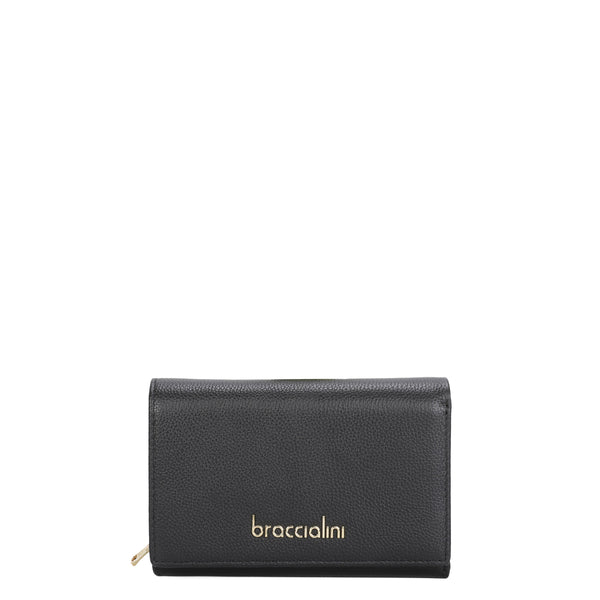 Braccialini - Portafoglio Medio Basic Nero - B18435 BA - NERO