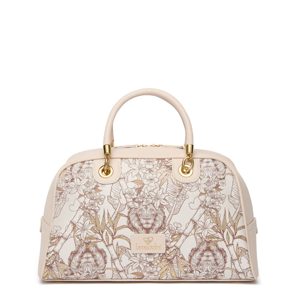 Braccialini - Bauletto Jacquard Beige - B18251 TY - BEIGE
